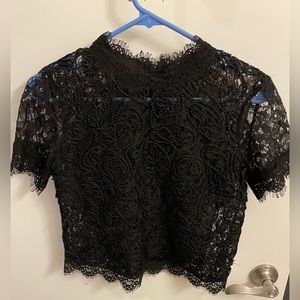 💰3 for 15💰Zara lace crop tee